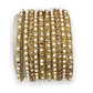 A set of 6 Pearl/ Gold stone Bangles - Bollywood, Weddings, Fancy Dress JAN1840 Vp0519 - Prachy Creations