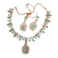 AD Choker with matching earrings - AE2113 KP0521 - Prachy Creations