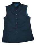 Bottle Green - Rich Suiting Material Indian Mens Waistcoat - Bollywood - DM2302 KJ 1222 - Prachy Creations
