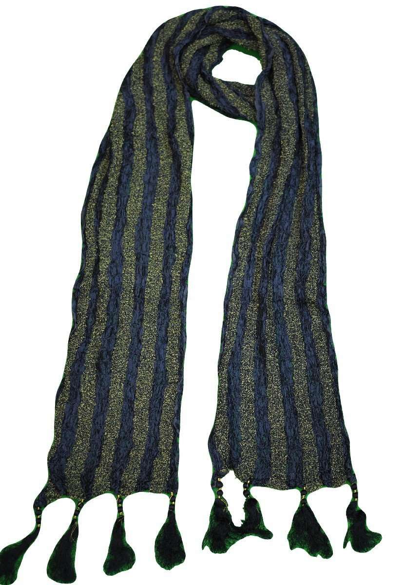 Crushed Silk Mens Dupatta / Shawl - To complement Sherwanis, Kurtas - Many colours - Prachy Creations