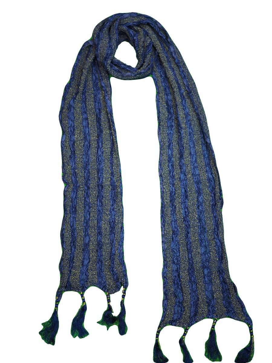 Crushed Silk Mens Dupatta / Shawl - To complement Sherwanis, Kurtas - Many colours - Prachy Creations
