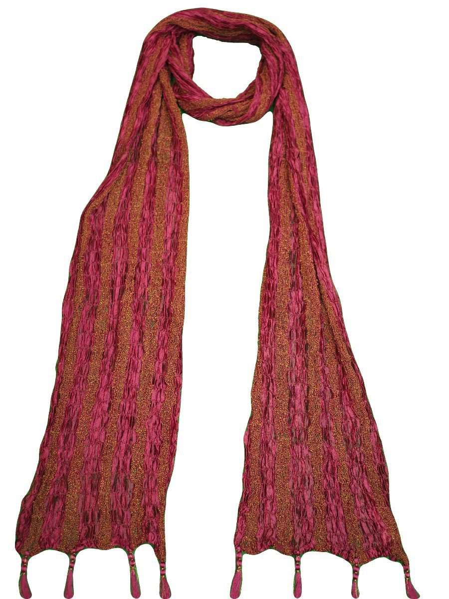 Crushed Silk Mens Dupatta / Shawl - To complement Sherwanis, Kurtas - Many colours - Prachy Creations
