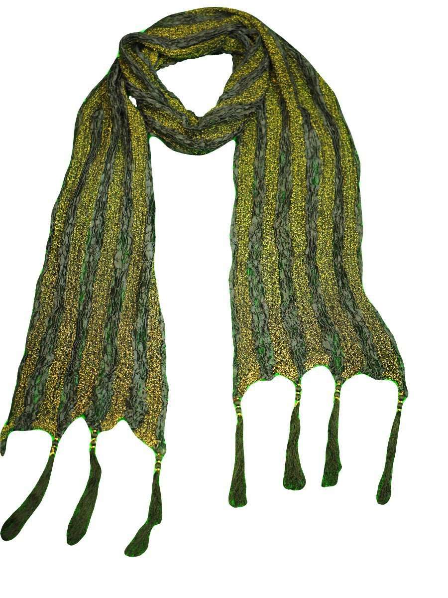 Crushed Silk Mens Dupatta / Shawl - To complement Sherwanis, Kurtas - Many colours - Prachy Creations