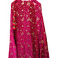Fuchsia Magenta - Fully Embroidered Velvet Lehnga Skirt only  - Mix N Match - DCB2304 KP 0423