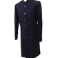 Stunning Navy Blue Lucknowi Sherwani with Churidar Trousers - YD2205 AY0322