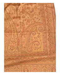 Gold - Soft Art Wool Handloom Woven Stole - NTC2205 C 1022