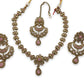 Pink Medium Size Choker Necklace set with Earrings - JIG390Cp 0622