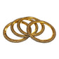 Set of 4 Antique Gold Stone Bangles Set - Bollywood, Weddings D6022 Tp 1022