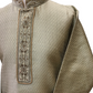 Bollywood / Indian weddings - Boys Self Brocade Gold Kurta set - KCS2216 C 0322