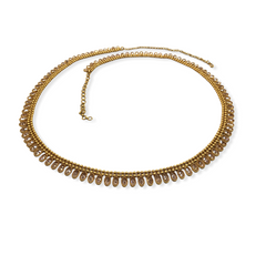 Gold Finish Saree Belt, Waist / Belly chain - Fancy Dress , Bollywood -AE2204 KJ0122