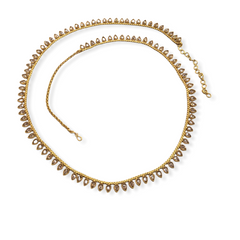 Gold Finish Saree Belt, Waist / Belly chain - Fancy Dress , Bollywood -AE2206 H0122