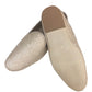 Mens Very Comfortable Gold Brocade Loafer Style Mojri - Indian shoes - Mojari, Khossay -  YD2214 A C