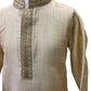 Bollywood / Indian weddings - Boys Silky Cream Kurta set - KCS2214 R 0322