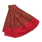 Red - Soft Art Wool Handloom Woven Stole - NTC2205 C 1022