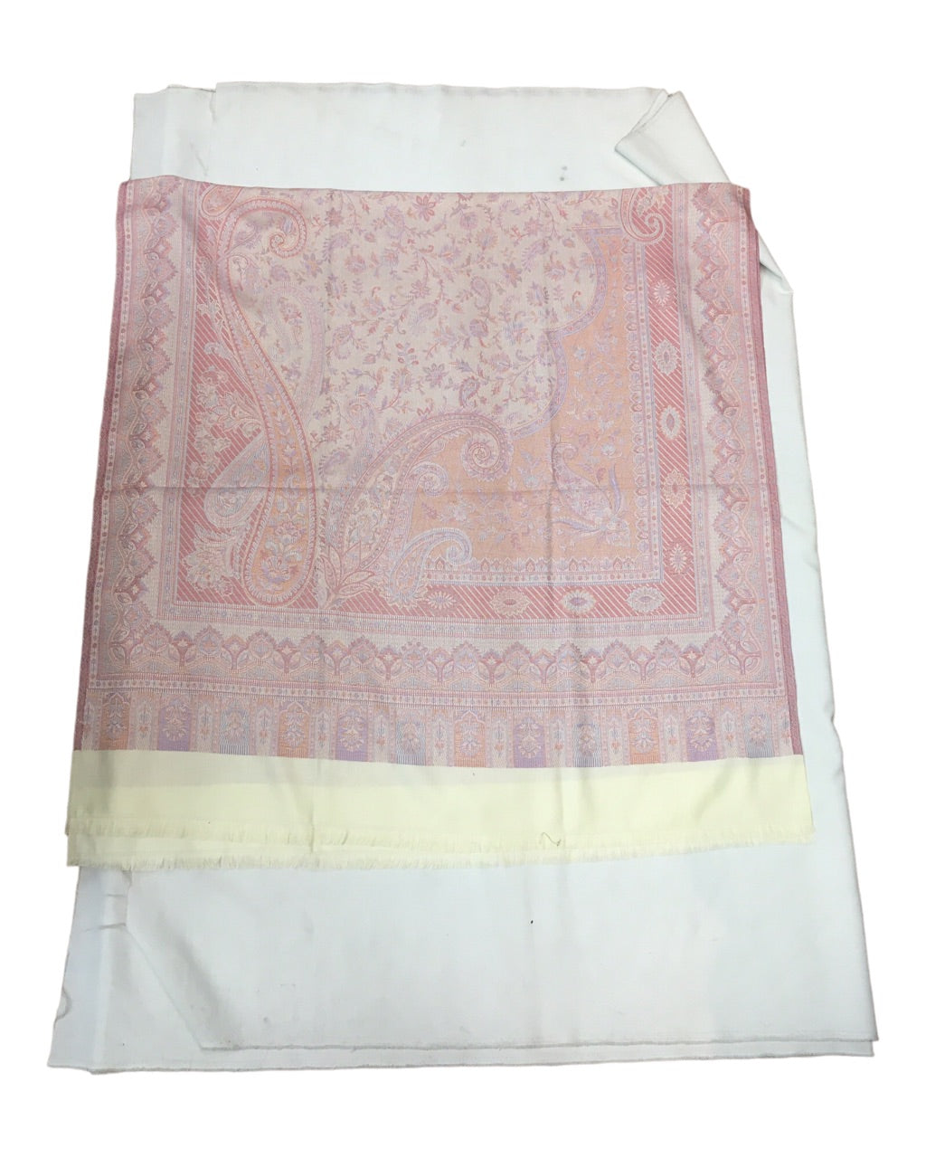 Pink - Soft Art Wool Handloom Woven Shawl - UK Stock - 24hr - NTC2209 KT 1022