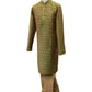 Green Handloom Banarasi Mens Kurta Set - Smart Trousers - 24h Dispatch - JAHAN VJ 0223