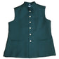 Green - Rich Jute Material Indian Mens Waistcoat - Bollywood - DM2304 KJ 1222
