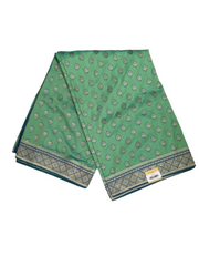 Mint Green  - Banarasi Silky Saree with Blouse Piece - SS2226 PK0322