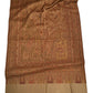 Gold - Soft Art Wool Handloom Woven Stole - NTC2205 C 1022