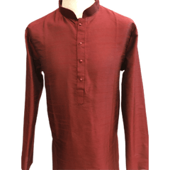 Mens Silky Maroon Kurta Sets -MIx N Match with waistcoats and Dupattas - VL1911 KV1119 - Prachy Creations