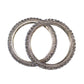 Silver Finish Reverse Choki Stone Bangles (Set of 2) - Mix N Match - D9240 A 1022