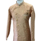 Peach Banarasi Sherwani Style Mens Kurta Set - UK Stock - 24h Dispatch - Mantri VC 0223