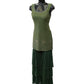 Green - Fully Embroidered Trousers  Suit - UK Stock - 24h Dispatch - ZC2314  CP 0323