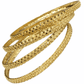 Gold Finish Bangles (Set of 4) - Vp 0320 SHR2008 - Prachy Creations