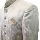 Mens Stunning Self Brocade Cream Gold Sherwani with Trousers -  CS-JP033PY 0322