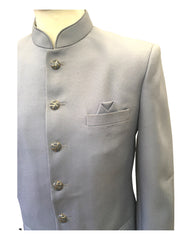 Mens Light Grey BandhGala / Prince / Chinese Collar Jacket - Fantastic Fit - CS2202 JP 0822