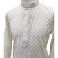Cream Rich Lucknowi Cotton Mens Kurta Set - UK Stock - 24h Dispatch - MAHARAV VA 0223