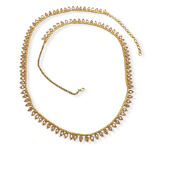 Gold Finish Saree Belt, Waist / Belly chain - Fancy Dress , Bollywood -AE2207 A0122