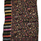 Black - Fine Wool Jamdani Handloom Woven Shawl - NTC2211 VY 1022