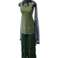 Green - Fully Embroidered Trousers  Suit - UK Stock - 24h Dispatch - ZC2314  CP 0323