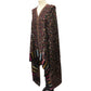 Black - Fine Wool Jamdani Handloom Woven Shawl - NTC2211 VY 1022