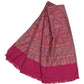 Magenta - Soft Art Wool Handloom Woven Stole - NTC2205 C 1022