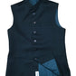 Bottle Green - Rich Suiting Material Indian Mens Waistcoat - Bollywood - DM2302 KJ 1222