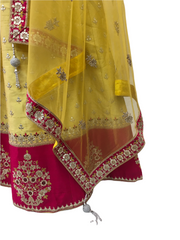 SALE! SALE! Rich Yellow Ready Made Lehnga Set - UK Stock - 24h Dispatch - SSD2203 HY0222