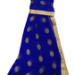 Benarasi Handloom Chiffon Dupatta with Beaded Border - Mix N Match - KAM2003 Rp0320 - Prachy Creations