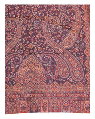Purple - Soft Art Wool Handloom Woven Shawl - UK Stock - 24hr - NTC2209 KT 1022