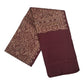 Maroon - Art Wool Handloom Woven Shawl - NTC2202 KY 1022