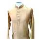 Gold - Mens Plain Silky Kurta Set  -  Ideal under a waitcoat - KCS2211 KK 0322