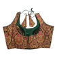 Green - Fully Embroidered Saree / Lehnga blouse - With Cups - Margin to loosen - UK Stock - AF2215 Cp0822