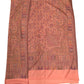 Peach - Soft Art Wool Handloom Woven Shawl - UK Stock - 24hr - NTC2209 KT 1022