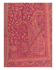 Magenta - Soft Art Wool Handloom Woven Shawl - UK Stock - 24hr - NTC2209 KT 1022