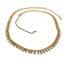 Gold Finish Saree Belt, Waist / Belly chain - Fancy Dress , Bollywood -AE2207 A0122