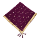 Ladies Net Dupatta with Gold Lace Border - Mix N Match - HSK2101 Tp0621 - Prachy Creations
