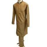 Mens Silky Gold Kurta Sets -MIx N Match with waistcoats and Dupattas - VL1912 KV1119 - Prachy Creations