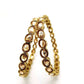 MNA46 jp - Pair of quality Reverse stone Bangles , Weddings, Bollywood - Prachy Creations