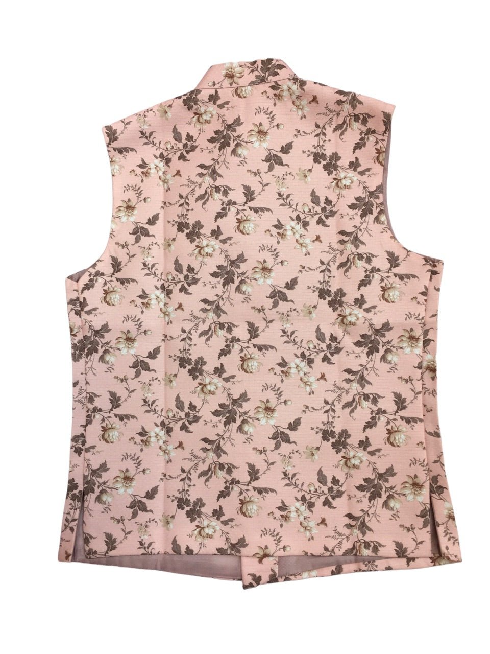 Pink - Banarasi Pure Brocade Mens Waistcoat - Bollywood - KCS2226 KA 0722 - Prachy Creations